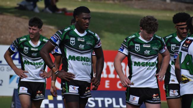 Meninga Cup semi-final action between the Ipswich Jets and Townsville Blackhawks. Saturday April 15, 2023.