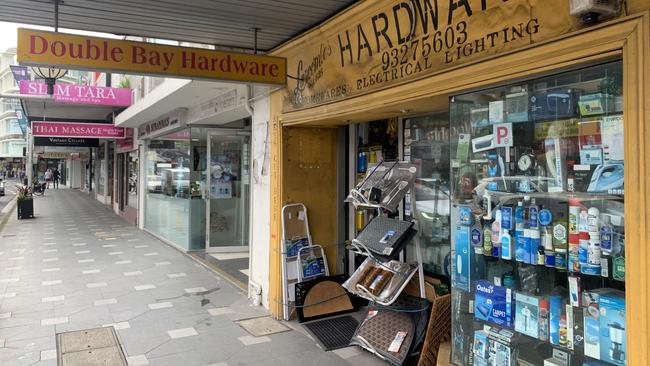 Double Bay Hardware, where the boys tried unsuccessfully to use the counterfeit money.