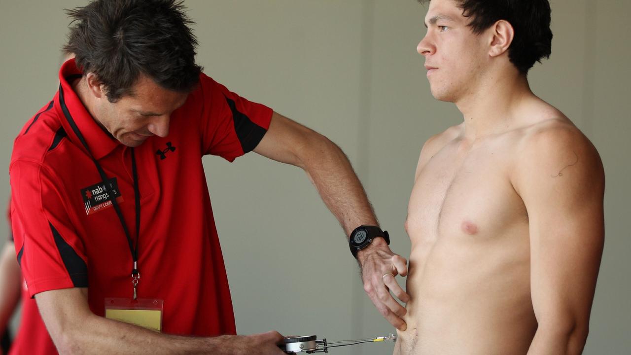 Former Gold Coast Suns midfielder Jesse Lonergan at the draft combine in 2012. Picture: Getty