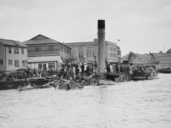 From May 4-8, 1942, Sydney was targeted by Japanese midget submarines that had entered Sydney Harbour to attack Australian and American shipping.