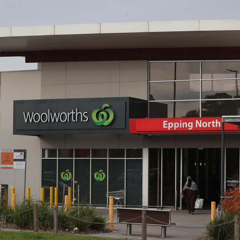 Woolworths Epping was listed as an exposure site instead of Woolworths Epping North. Picture: NCA NewsWire / David Crosling