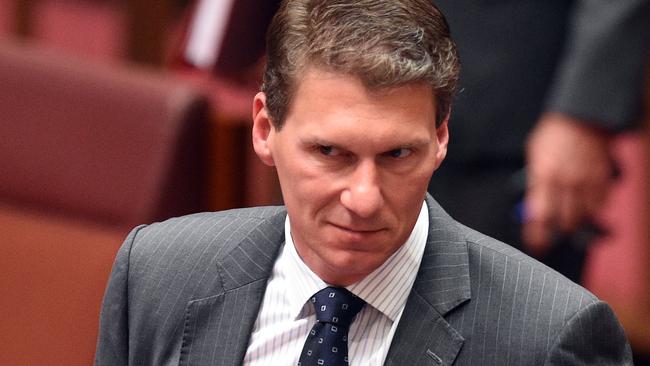 Senator Cory Bernardi will announce his departure in a statement to the senate at 12.30pm today. Picture: Sam Mooy/AAP