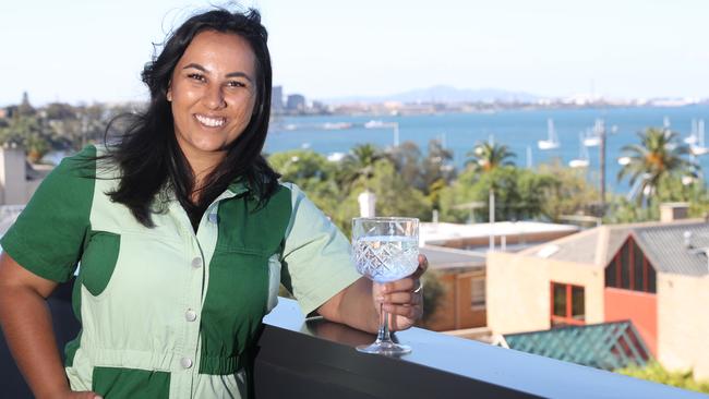 Every month is Dry January for Geelong’s Sam Wilson. She has been alcohol-free for several years and is founder of Sober Mates. Picture: Alan Barber.