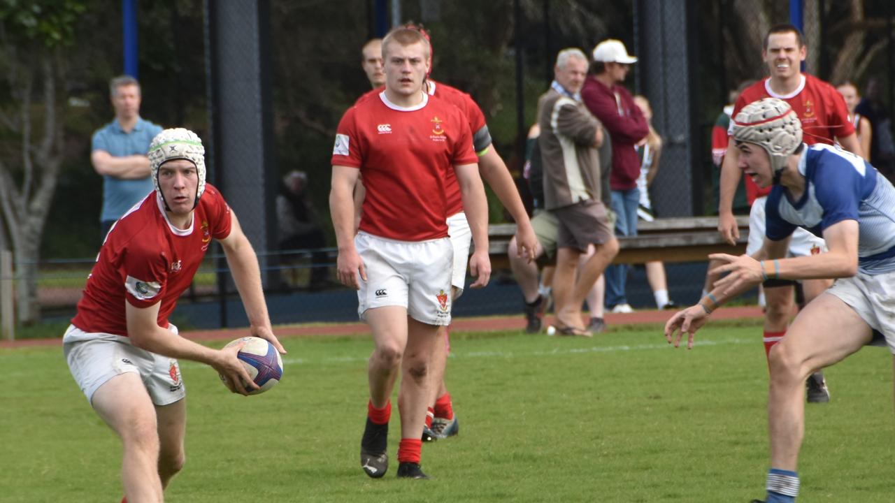 St Paul's inside centre Logan Stansfield in action.