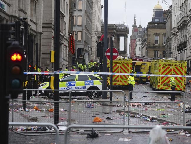 Police wanted to stop people jumping to an understandable but false conclusion that the Liverpool mayhem was yet another Islamist attack. Picture: AP