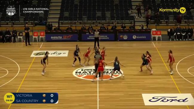 Replay: Victoria Metro v SA Country (Girls) - Basketball Australia Under-16 National Championships Day 4