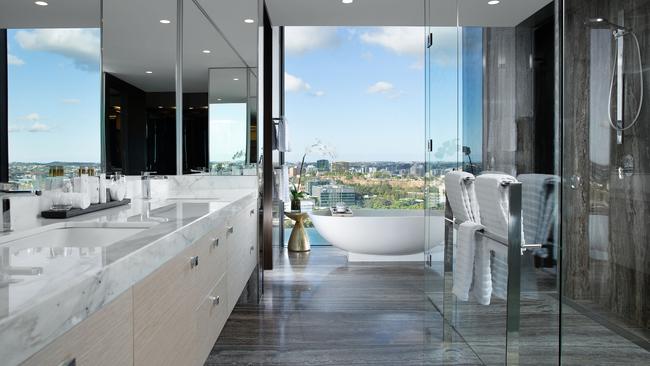 Bathroom with a view