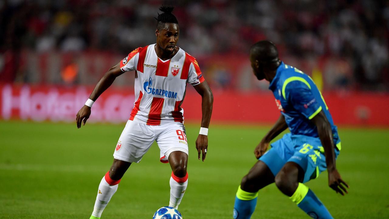 Red Star's Richmond Boakye had a blinder against Belgrade!