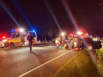 The scene of the horror crash at Logan. Pic: Michelle Marano Reginato
