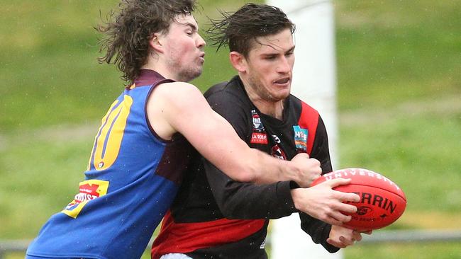 Darcy Vallance in action for Eltham. Picture: Hamish Blair