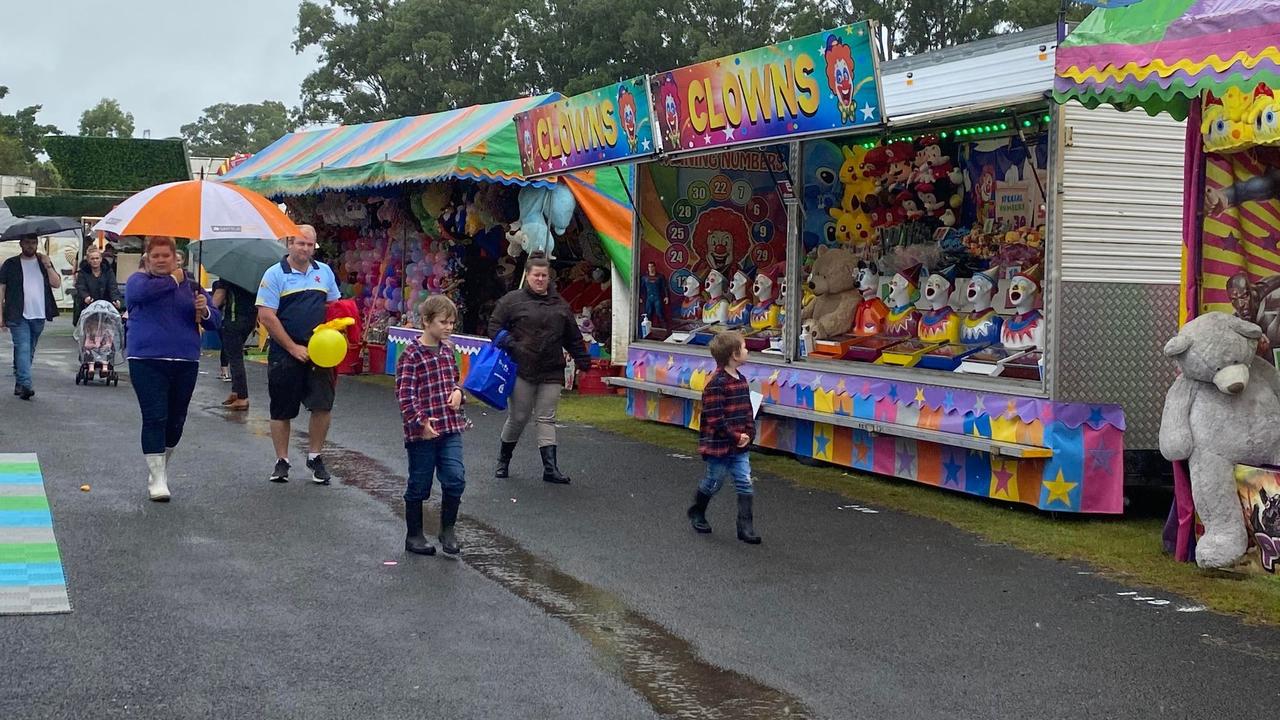 Residents braved the rain to attend the Gympie Show this week.