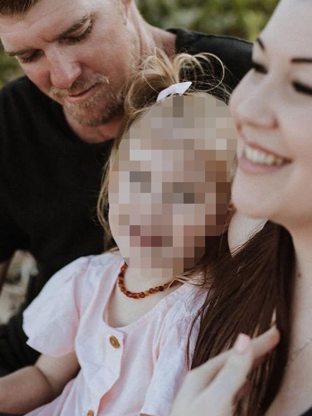 The couple with their daughter, now aged 10. Picture: Instagram