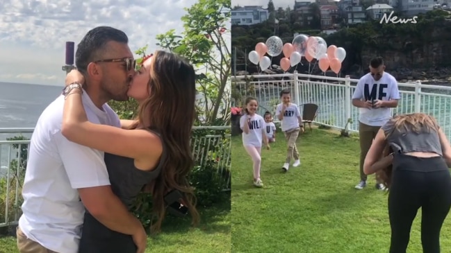 Braith Anasta and kids adorably propose to Rachael Lee