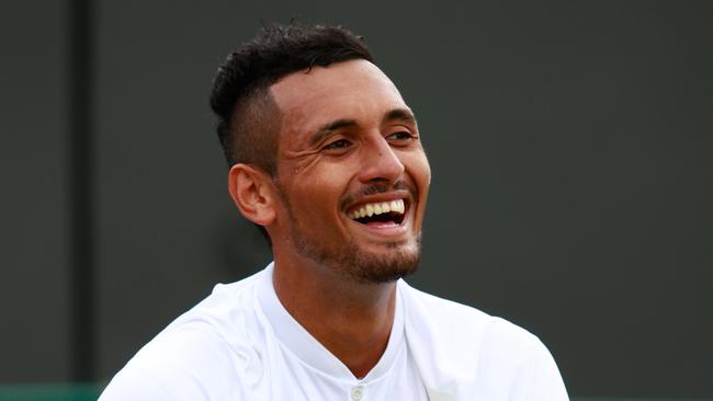 Nick Kyrgios produced an early shot of the tournament contender.