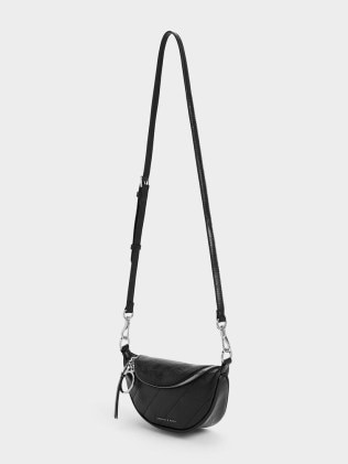 Philomena Half-Moon Bag. Picture: CHARLES&KEITH.