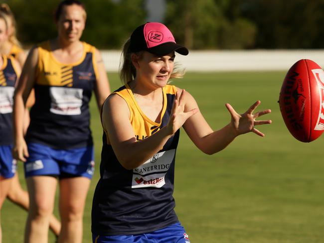 Chloe Arndt at training.