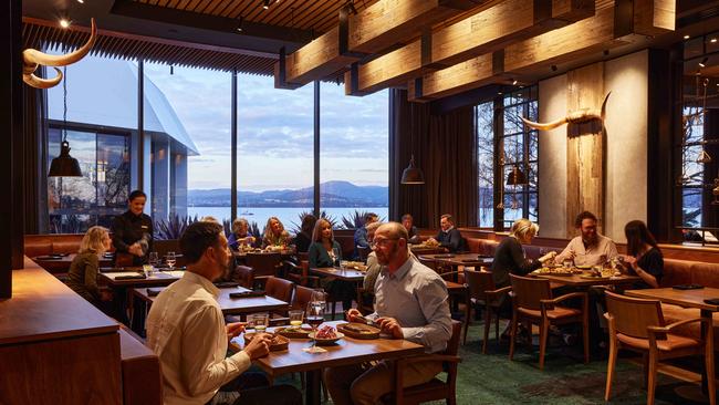 Longhorn Smokehouse, at Wrest Point, offers a delicious dinner menu – with a view. Picture: Supplied by Federal Group