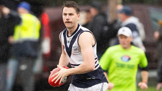 Jack Briskey in action for Bundoora. Picture: Field of View Photography