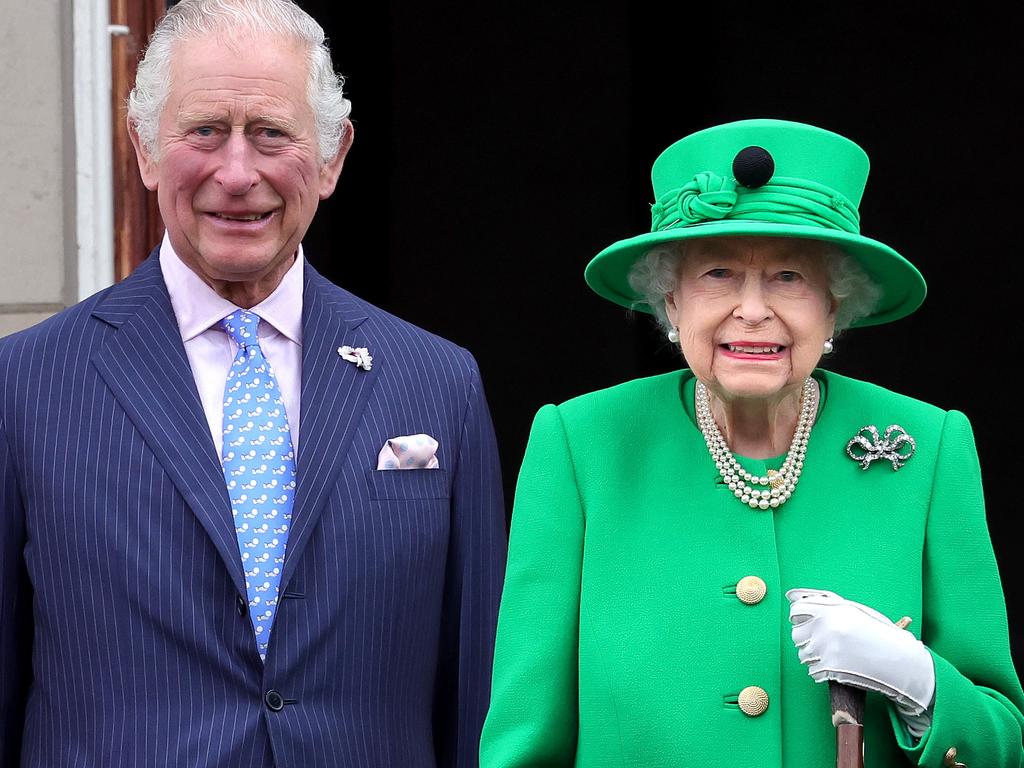 Prince Charles and the Queen during Platinum Jubilee celebrations earlier this month. Picture: Chris Jackson/Getty Images