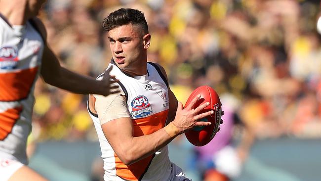 Midfielder Tim Taranto pipped Jeremy Cameron to win the Sheedy Medal. Picture: Phil Hillyard.