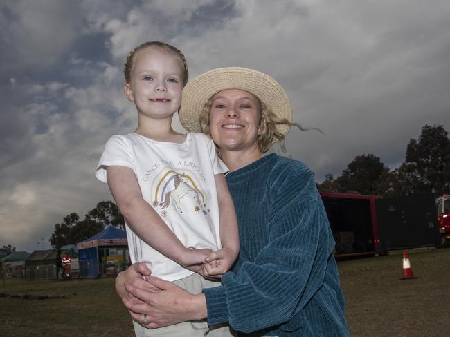 Eliza Byrne, and Leah Byrne at the 2024 Swan Hill Show Picture: Noel Fisher.