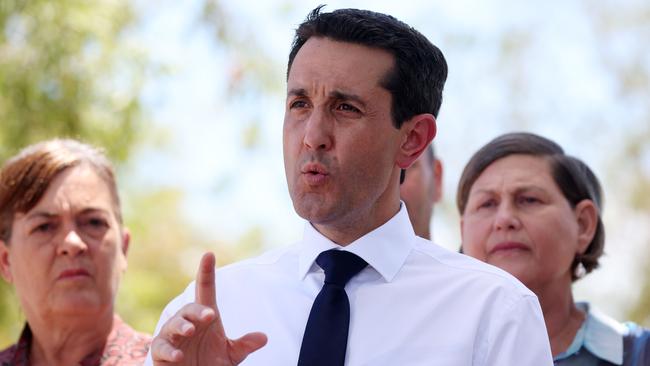 Queensland Opposition Leader David Crisafulli insisted on Thursday there would be no vote in parliament on abortion again. Picture: Liam Kidston