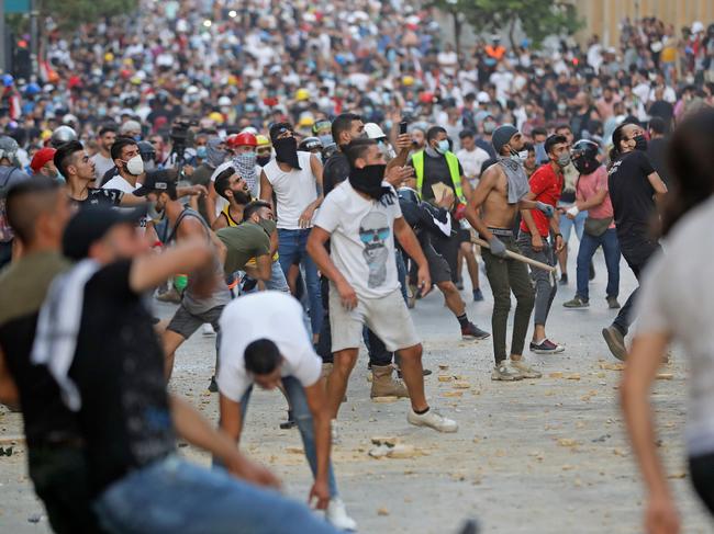 Protesters took to the streets for a second straight day. Picture: AFP