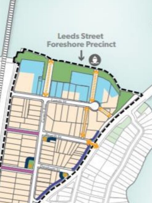 The location of the proposed terminal.