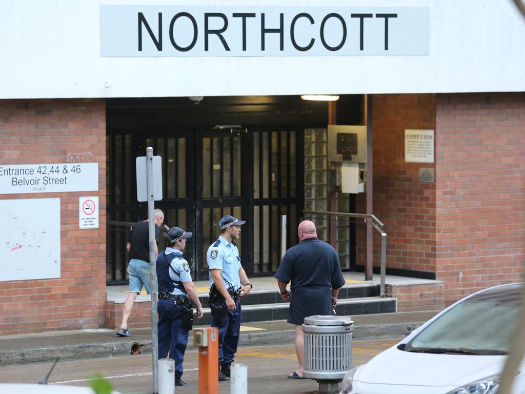 Police are familiar with the Northcott building which in the early 2000s was seen as a dumping ground for the ill and less fortunate. Picture: Ross Schultz. 