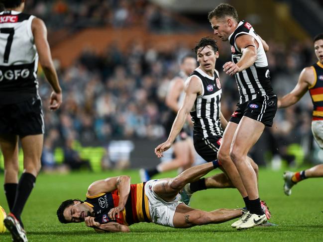 Rankine was taken out of the game in the third term. (Photo by Mark Brake/Getty Images)