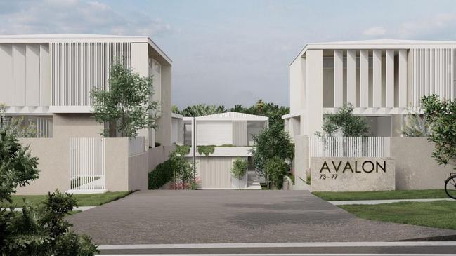 The Avalon development proposed for Noosaville would involve the construction of 15 detached dwellings.