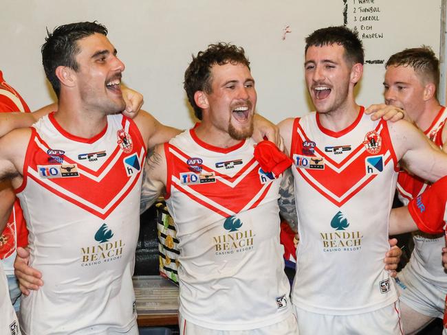 Turnbull (left), will come up against several of his Waratah teammates when he plays for South Fremantle in the annual representative game. Picture: Celina Whan / AFLNT Media