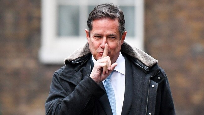 Jes Staley was fined £1.8 million ($3.6m) over misleading statements about his relationship with Epstein. Picture: Bloomberg/Getty Images/The Times