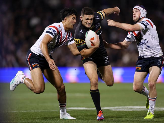 Nathan Cleary produced a masterclass performance in his return from injury. Picture: Getty Images