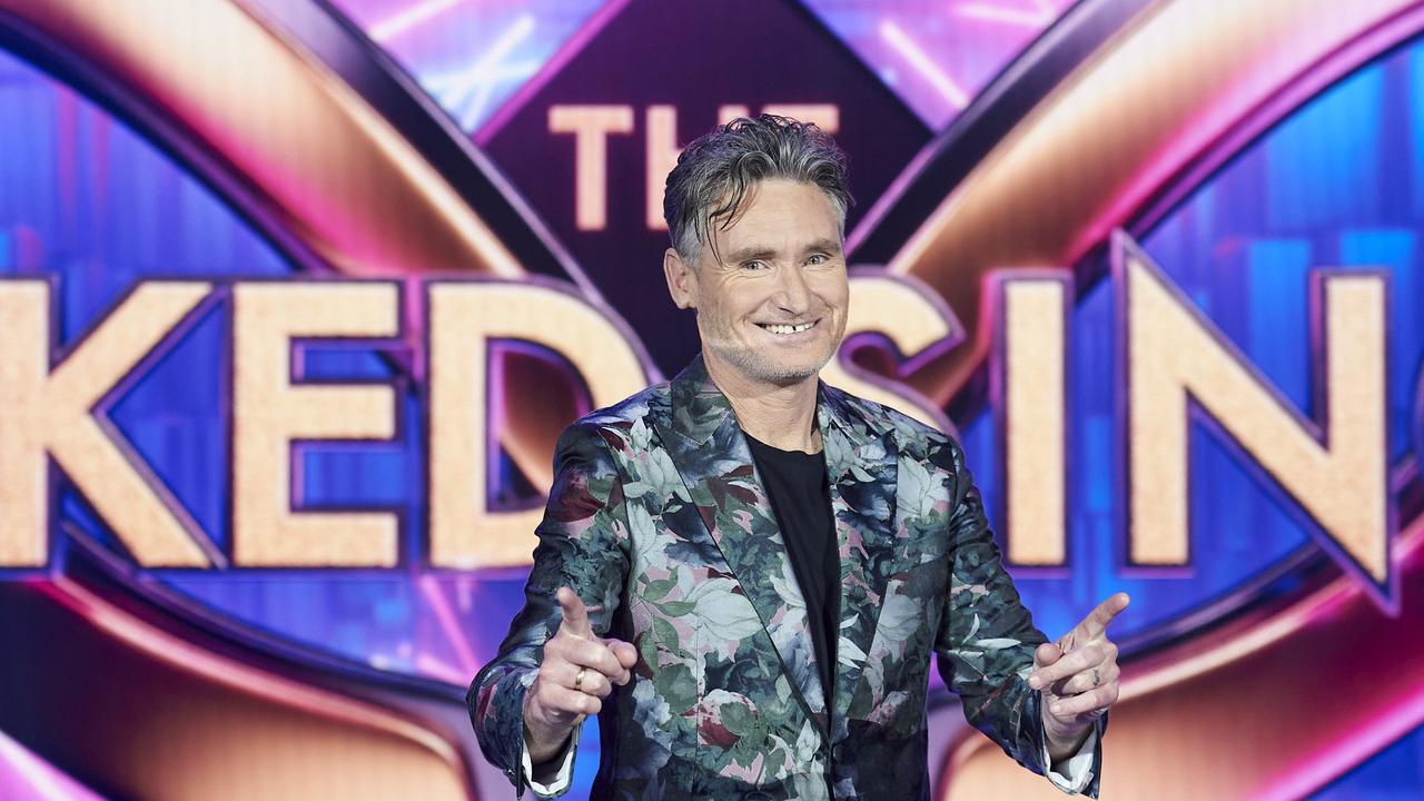 Dave Hughes on The Masked Singer.