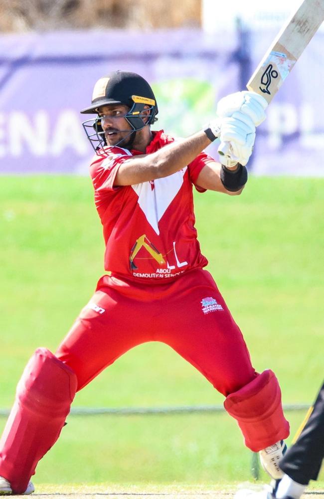 Param Uppal has made two hundreds for Waratah this season. Picture: Darwin &amp; Districts CC.