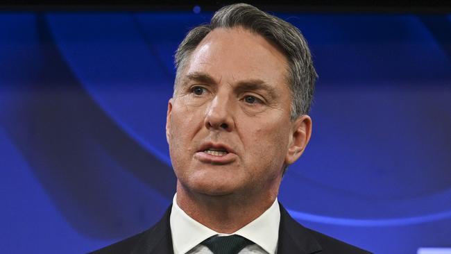 Defence Minister Richard Marles says the incident was ‘unsafe’ and ‘unprofessional’. Picture: NCA NewsWire / Martin Ollman