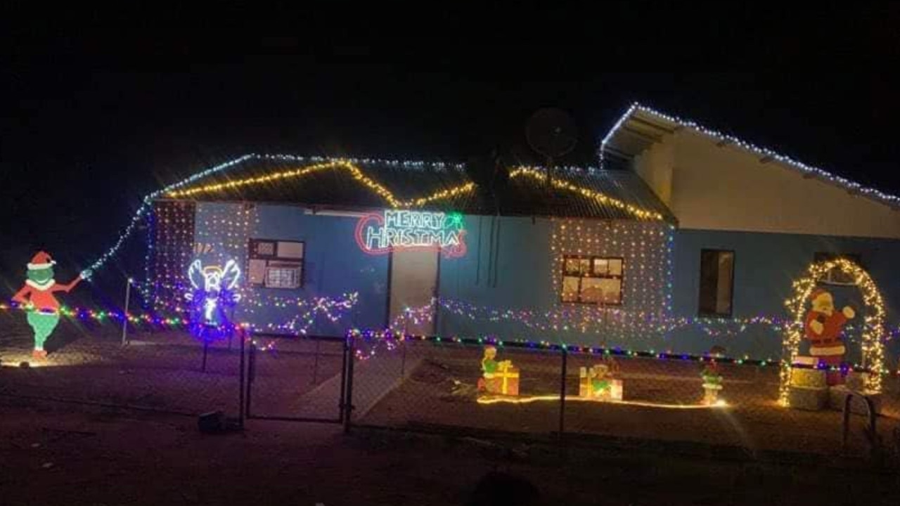 One of the participating homes in Santa Teresa. Picture: Atyenhenge Atherre Aboriginal Corporation/ Facebook