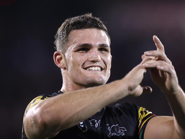 Nathan Cleary steered the team around the park.