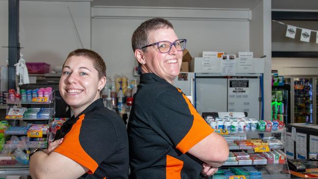 Zandalee Kunde and Tanya Hooper of Hooper's Grantham Store. Picture: Dominic Elsome