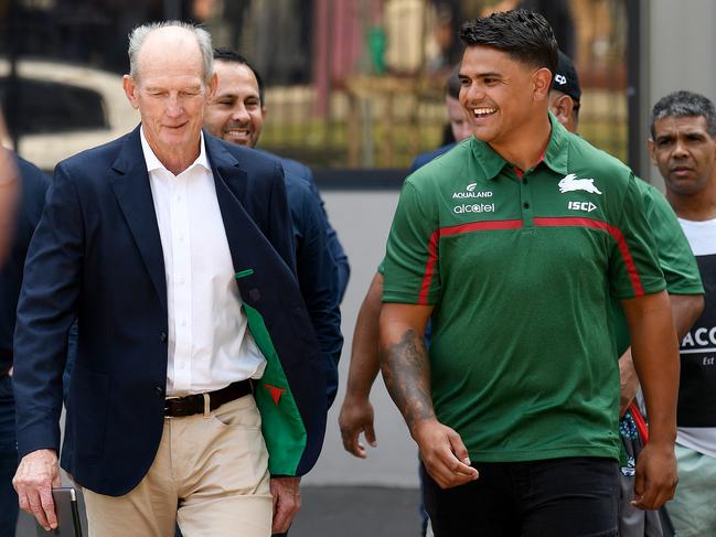 Wayne Bennett says Latrell Mitchell was easy to coach. Picture: AAP/Bianca De Marchi