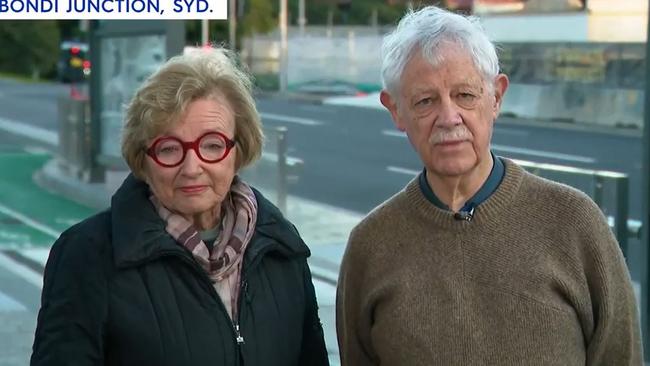 Michael Waterhouse and Kathryn Greiner told the Today show the cycleway was unsafe for everyone in the community – especially the old and disabled. Picture: Supplied / Today