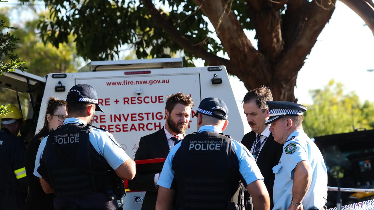 Just before 5am this morning, emergency services were called to a home on Rowley Road, Guildford, following reports of a fire which is believed to be caused by a E-Bike lithium battery. Picture: NewsWire/ Gaye Gerard