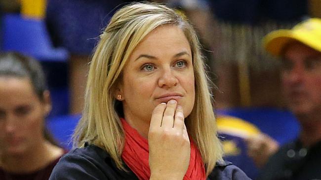 Swifts coach Briony Akle after her sides loss to Lightning in the major semi-final.