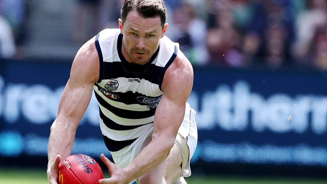 Patrick Dangerfield was at his breathtaking best. Picture: Michael Klein