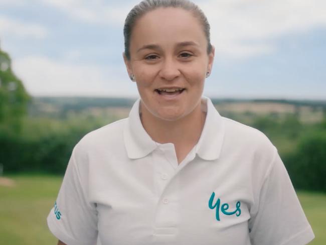 Ash Barty will take on a new role as the Optus 'Chief if Inspiration'. Picture: Optus