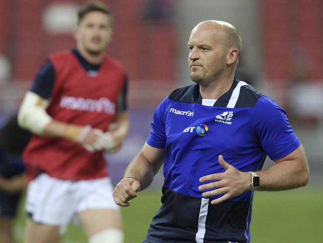 Scotland's coach Gregor Townsend is confident of his team’s chances. Picture: AP