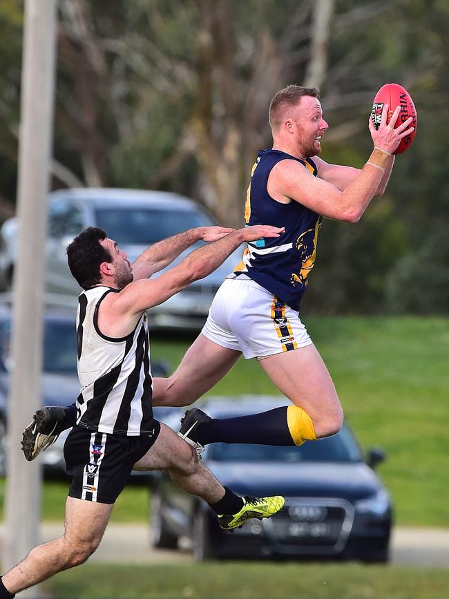 South East: Beaconsfield’s Scott Meyer won the 2016 Norm Walker Medal, which he also took home in 2013 and 2014. Picture: Derrick den Hollander