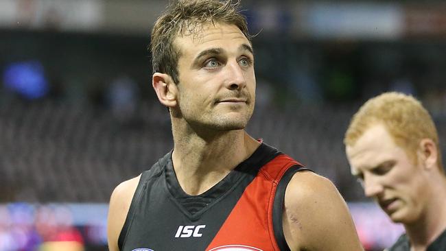 Jobe Watson after the game. Picture: Wayne Ludbey