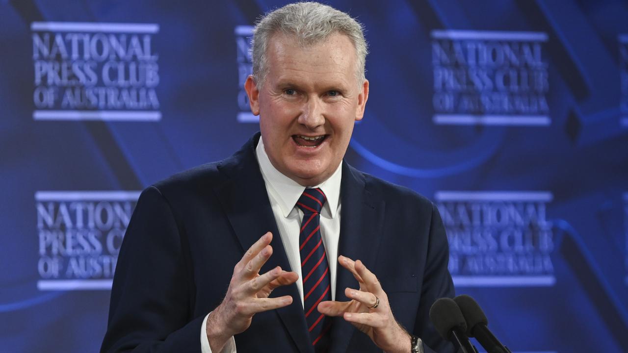 Employment and Workplace Relations Minister Tony Burke said new minimum standards would be set for “gig” economy workers. Picture: NCA NewsWire / Martin Ollman